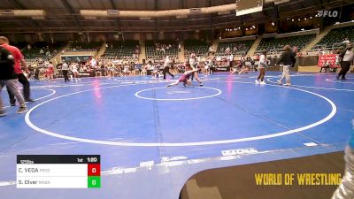 125 lbs Quarterfinal - CARITINA VEGA, Prodigy Elite Wrestling vs Saige Olver, Mat Assassins