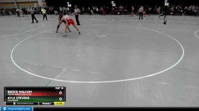 165 lbs Cons. Round 4 - Brock Malcom, Cozad Wrestling Club vs Kyle Stevens, Colorado