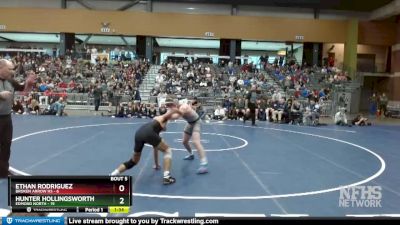 132 lbs Semifinals (8 Team) - Hunter Hollingsworth, Edmond North vs Ethan Rodriguez, Broken Arrow Hs