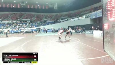 6A-285 lbs Cons. Round 3 - Kallen Saffer, Oregon City vs Isaiah Reyes, North Salem