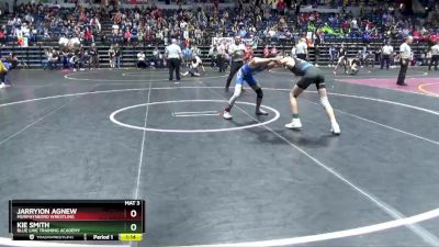 103 lbs Cons. Round 3 - Kie Smith, Blue Line Training Academy vs Jarryion Agnew, Murphysboro Wrestling