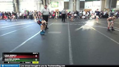 80 lbs Round 1 - Cole Rebels, Terps Xtreme vs Hunter Konkol, Askren WA Red