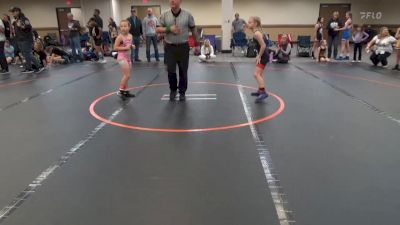 65 lbs Rr Rnd 1 - Harper Humphries, Phoenix Girls Blue vs Mia Magagnotti, PA West