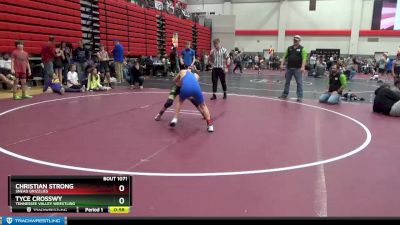 90 lbs Cons. Round 2 - Christian Strong, Snead Grizzlies vs Tyce Crosswy, Tennessee Valley Wrestling