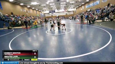 70 lbs Cons. Round 3 - Everett Newton, Team Prestige vs Brexten Lamb, Cougars Wrestling Club