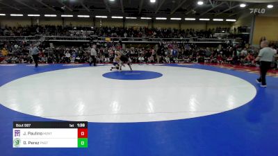 132 lbs Final - Jonah Paulino, Montachusett vs David Perez, Ponaganset