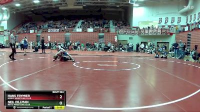 138 lbs Cons. Round 1 - Neil Dillman, Reitz Wrestling Club vs Hans Frymier, Husky Wrestling Club