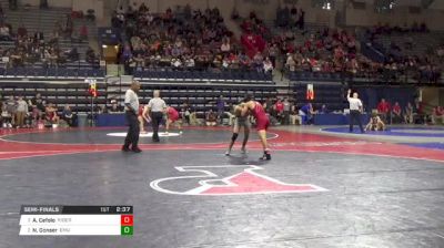 133 lbs Semifinal - Anthony Cefolo, Rider vs Noah Gonser, Eastern Michigan