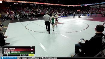 D2-106 lbs Champ. Round 1 - Carter Heimerman, Kewaskum vs Jake Jandrin, Luxemburg-Casco