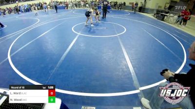 80 lbs Round Of 16 - Lane Ward, Blackwell Wrestling Club vs Nyjah Wood, Bentonville Wrestling Club