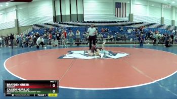 92 lbs Cons. Round 3 - Brayden Green, Missouri vs Caiden Murillo, Meriden Youth Wrestling/Dirty Den Kids