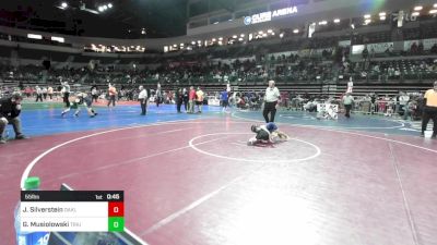 55 lbs Quarterfinal - Jake Silverstein, Oakland vs Geno Musiolowski, Triumph Trained