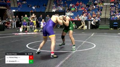 197 lbs Quarterfinal - Jacob Holschlag, Northern Iowa vs Tanner Orndorff, Utah Valley