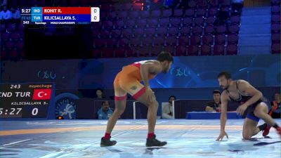 65 kg Repechage #2 - Rohit Rohit, India vs Selahattin Kilicsallayan, Turkey