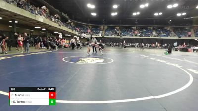 120 lbs Semifinal - Dyani Torres, Kaneland vs Danica Martin, Morris