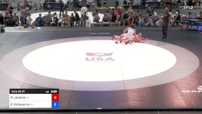 195 lbs Cons 32 #1 - Nicolas Jenkins, Tennessee vs Preston Echeverria, Oregon