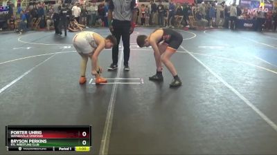 100 lbs Semifinal - Porter Uhrig, Waynesville Spartans vs Bryson Perkins, RTL WRESTLING CLUB