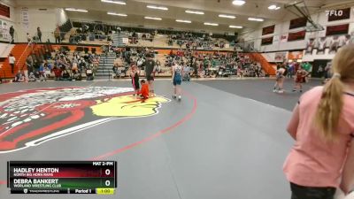 84-95 lbs Round 1 - Hadley Henton, North Big Horn Rams vs Debra Bankert, Worland Wrestling Club