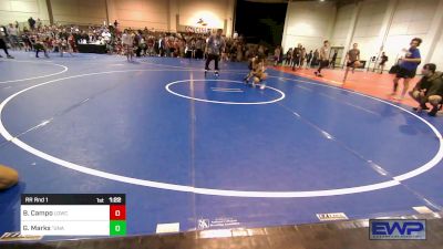 88-91 lbs Rr Rnd 1 - Blake Campo, Live Oak Wrestling Club vs Gavin Marks, "unattached"