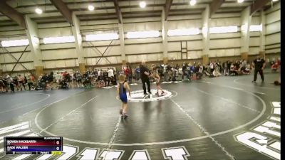 49 lbs Quarterfinal - Bowen Hackbarth, MT vs Kade Walker, WY