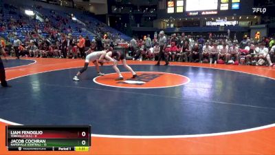 113 lbs Quarterfinals (8 Team) - Jacob Cochran, Naperville (Central) vs Liam Fenoglio, Yorkville (H.S.)