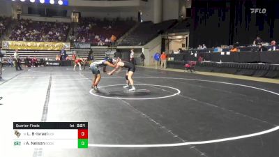 123 lbs Quarterfinal - Leah Ben-Israel, Central Florida (W) vs Ava Nelson, Slippery Rock (W)