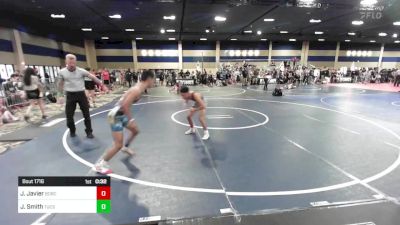 113 lbs Consi Of 8 #2 - Jaiden Javier, Bobcat WC vs Jayden Smith, Tucson Cyclones