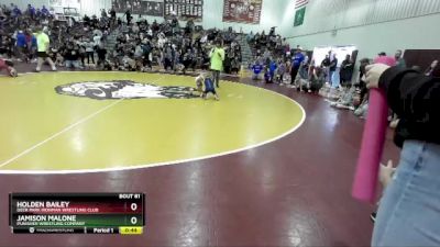 53 lbs Semifinal - Holden Bailey, Deer Park Ironman Wrestling Club vs Jamison Malone, Punisher Wrestling Company