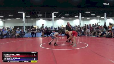 130 lbs Round 3 (8 Team) - Cainan Williams, Tennessee vs Mormon Jordan, Colorado Red