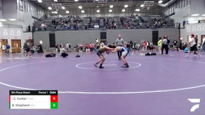 68-74 lbs 5th Place Match - Christian Yunker, Carmel USA Wrestling Club vs Boulder Shepherd, Greentown Wrestling Club