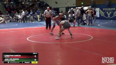 120 lbs Quarterfinal - Christian Garcia, Walnut vs Jake Solancho, Santiago Corona