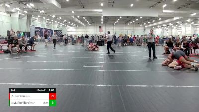 144 lbs Cons. Round 1 - John Rovillard, McDonald Wrestling Academy vs Zion Luxana, Unattached