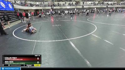 112 lbs Cons. Round 2 - Ben Reis, Sarbacker Wrestling Academy vs Collin Frey, Evansville Wrestling Club