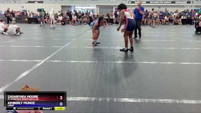 Round 5 - Kimberly Munoz, LAWW vs Zadaryhea Moore, FL Scorpions Wrestling Club