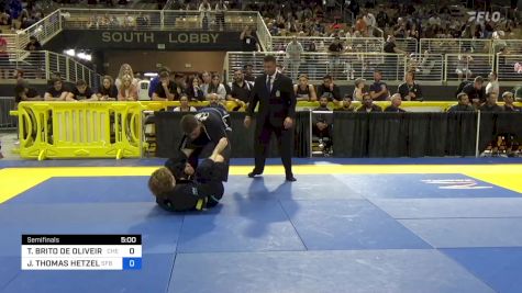 THIAGO BRITO DE OLIVEIRA vs JOEL THOMAS HETZEL 2024 Pan Jiu Jitsu IBJJF Championship