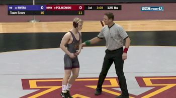 125lbs: Steve Polakowski, Minnesota vs Sebastian Rivera, Northwestern
