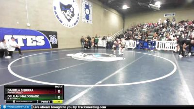 150 lbs Quarterfinal - Daniela Sierrra, Pioneer Valley vs Delilah Maldonado, Porterville