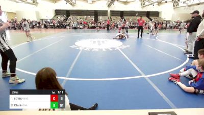 93 lbs Quarterfinal - Nutter Stiles, Revolution NY vs Bryson Clark, ICWL Bruisers White