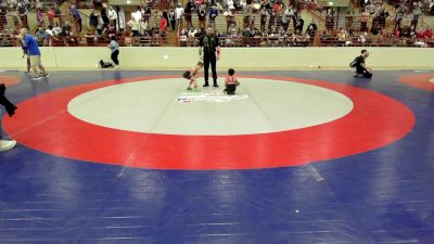 43 lbs Round Of 16 - Oakland Downs, South Paulding Junior Spartans Wrestling Club vs Nikolai Fields, South Paulding Junior Spartans Wrestling Club