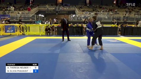 ANNA THERESA NEUBERT vs BOUNEMALI OLIVIA PHAXAISITHIDETH 2024 Pan Jiu Jitsu IBJJF Championship