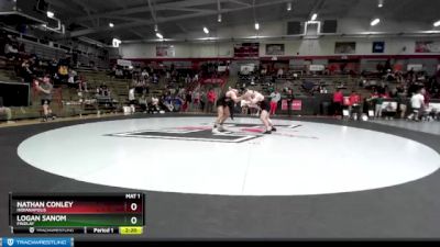 157 lbs Cons. Round 3 - Nathan Conley, Indianapolis vs Logan Sanom, Findlay