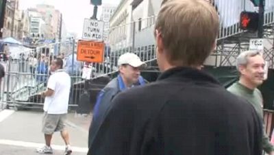 Ryan Hall and Bill Rodgers- 2009 Boston Marathon