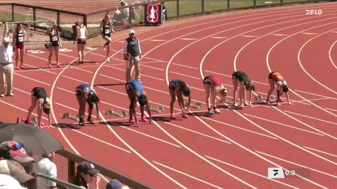 High School Girls' 100m Hurdles, Heat 2