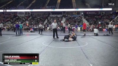 145 lbs 3rd Place Match - Phillip Bowers, South Central Punishers vs Hank Kolich, SlyFox Wrestling Academy