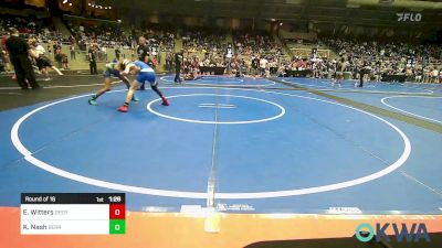 98 lbs Round Of 16 - Easton Witters, Deer Creek Wrestling Club vs Kyron Nash, Berryhill Wrestling Club