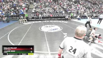 138 lbs Quarterfinal - Cooper Redd, Logan vs Dallas Millsap, Desert Hills