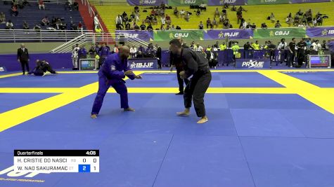 HUALA CRISTIE DO NASCIMENTO SILV vs WILLIAM NAO SAKURAMACHI 2024 Brasileiro Jiu-Jitsu IBJJF