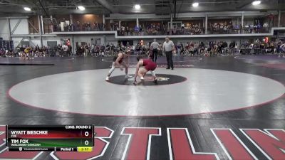 133 lbs Cons. Round 2 - Wyatt Bieschke, Coe vs Tim Fox, Wisconsin-Oshkosh