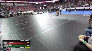 D2-145 lbs Champ. Round 1 - Nic Deheck, Kewaskum vs Brady Schuh, Monroe