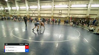 132 lbs Semifinal - Rowdey Peterson, JWC vs Korbin Chuchran, Westlake Wrestling Club